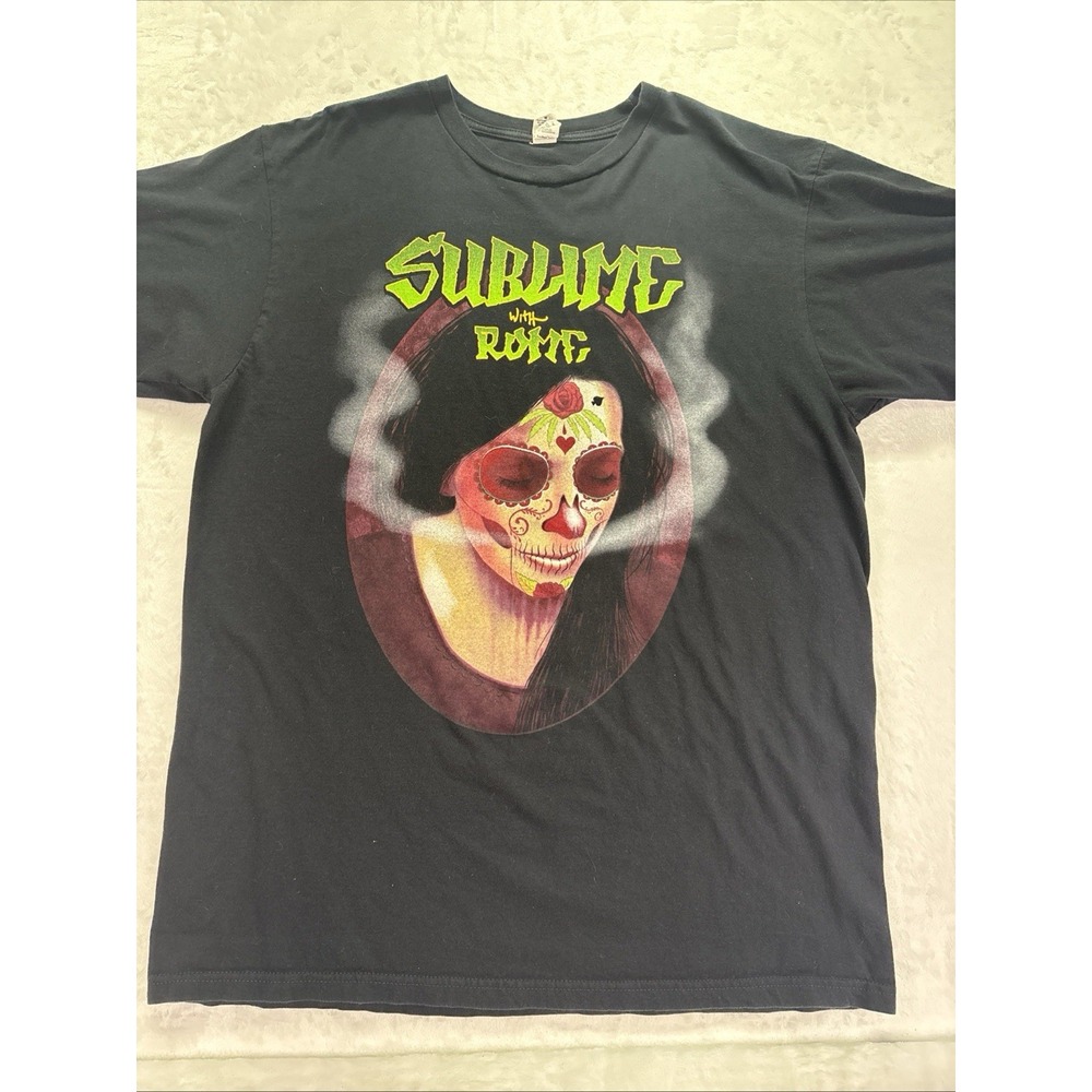 2013 Sublime with Rome Black Men's T-Shirt Size Large Anvil - Picture 1 of 7